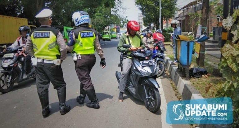 Fantastis, Ribuan Pelanggar di Kota Sukabumi Terjaring Razia dalam Operasi Zebra Lodaya 2017 